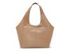 Beky Leather Tote Beige view