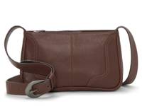 Luma Leather Crossbody Dark Brown view