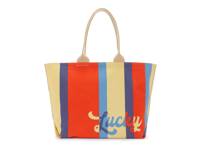 Rona Tote Red/Blue/Yellow Stripes view
