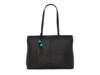 Tess Leather Tote Black view