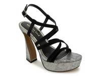 Allen Platform Sandal Black/Pewter view