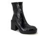 Amber Platform Bootie Black Patent view