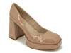 Bri Platform Pump Beige Patent view