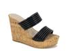Cailyn Wedge Sandal Black view