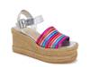 Shelby Espadrille Wedge Sandal Orange view