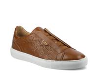 James Slip-on Sneaker Dark Brown Floral Embossed view