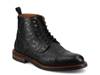 Rome Boot Black Floral Embossed view