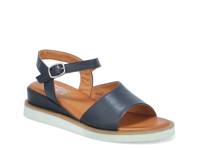 Elias Wedge Sandal Black view