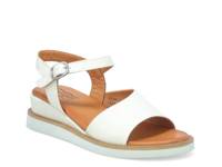 Elias Wedge Sandal Off White view
