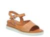 Elias Wedge Sandal Cognac view