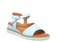 Elias Wedge Sandal Sky Blue view