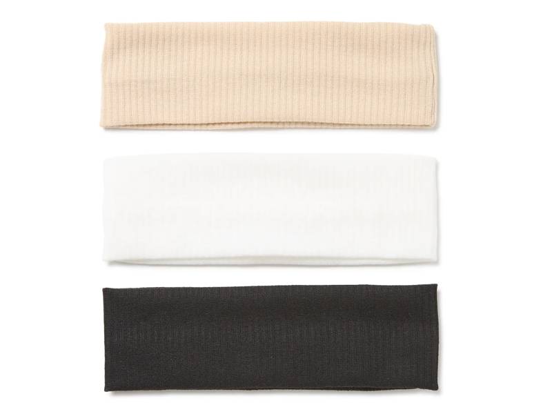 Assorted Ribbed Headband Set - 3 Pack