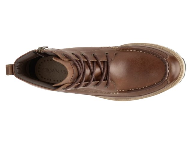 Crown Vintage Men's Harvee Boot - Brown - Casual Boots - 8.5