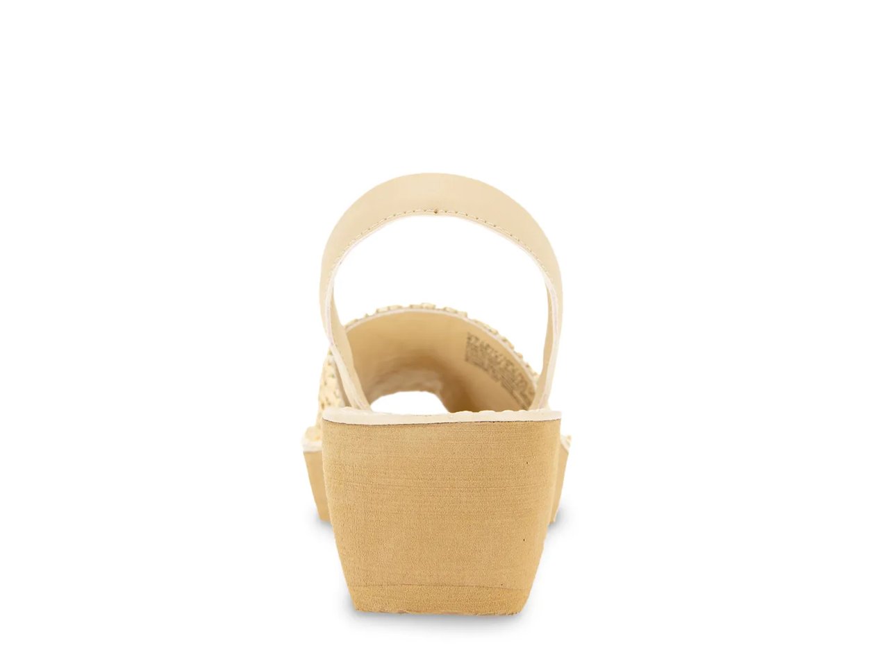 Fine Glass Wedge Sandal