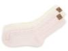 Super Soft Kid's Crew Socks - 2 Pack White/Pink view