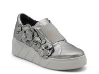 Rachelle Wedge Slip-On Sneaker Silver Metallic view