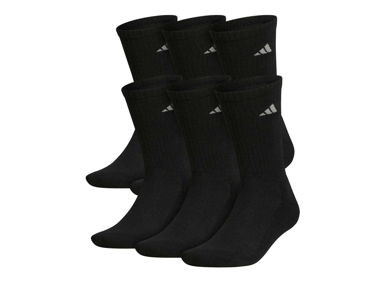 Athletic Cushioned Men's Crew Socks - 6 Pack