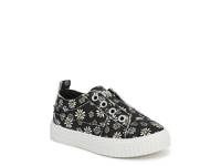 All Play Slip-On Sneaker - Kids' Black Daisy Print view