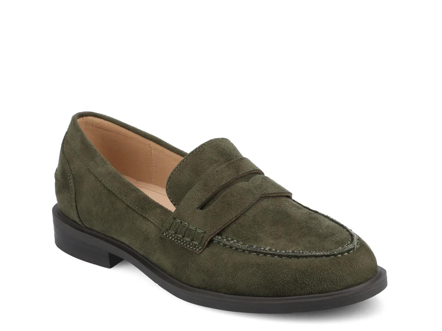 Journee Brooks Loafer | Women's | Olive Green | Size 6.5 | Loafers