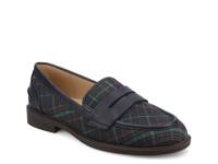 Brooks Loafer Navy/White Plaid view