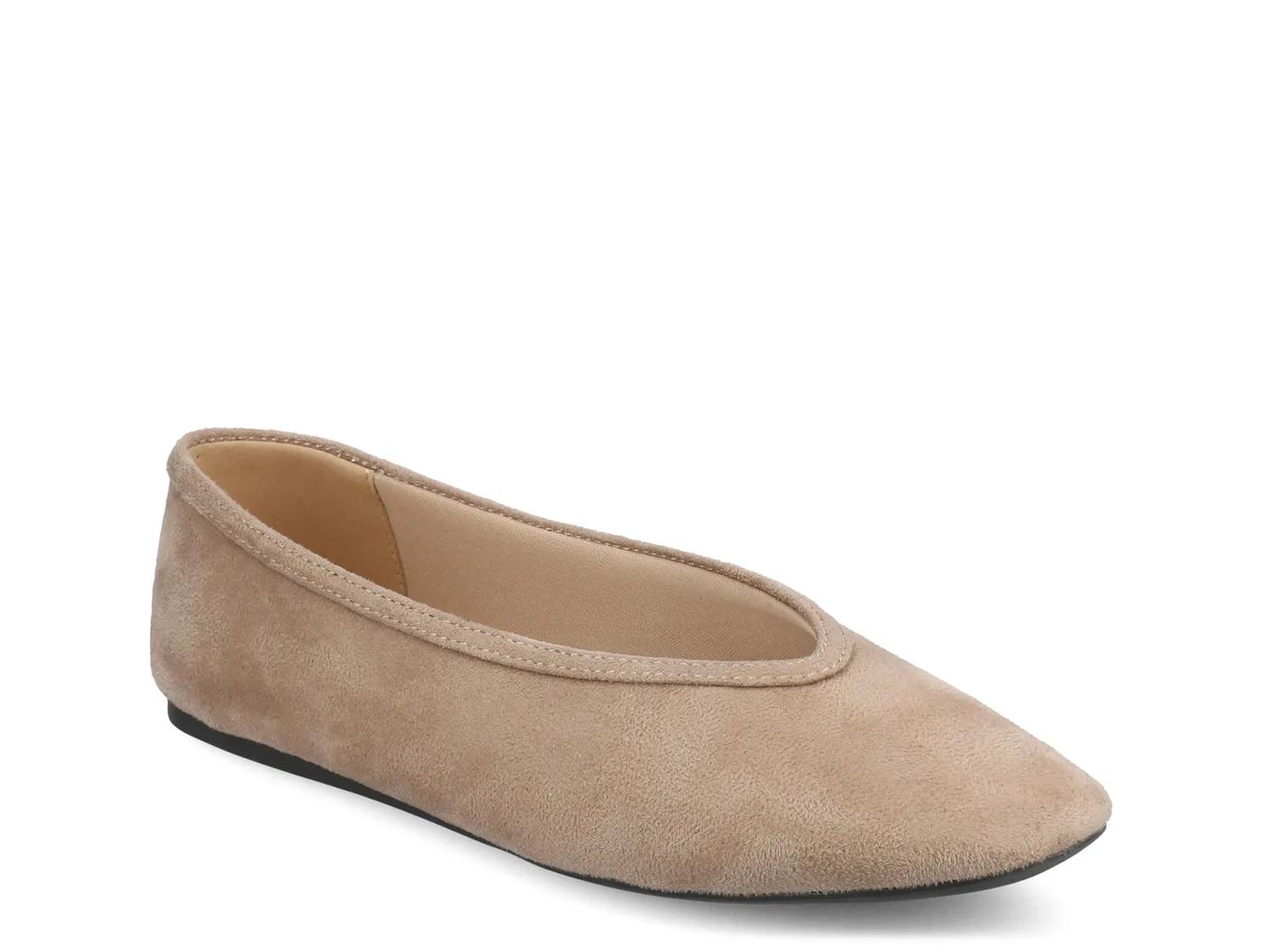Journee Fortune Flat | Women's | Taupe | Size 7 | Flats