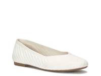 Taydra Ballet Flat White view