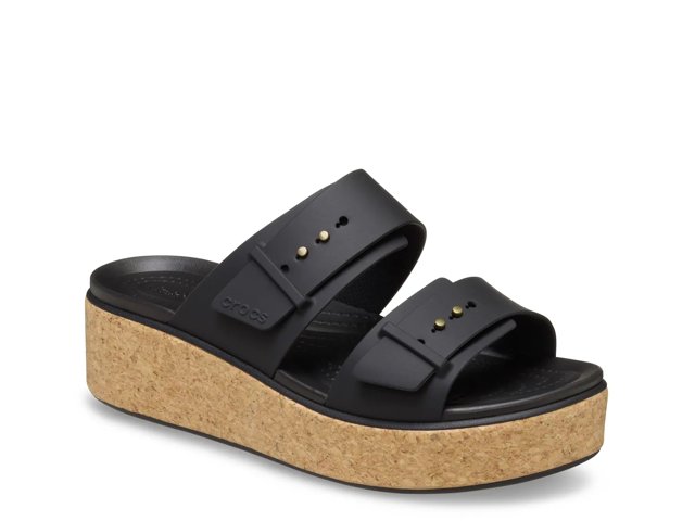 Brooklyn Cork Buckle Wedge Sandal - Women's