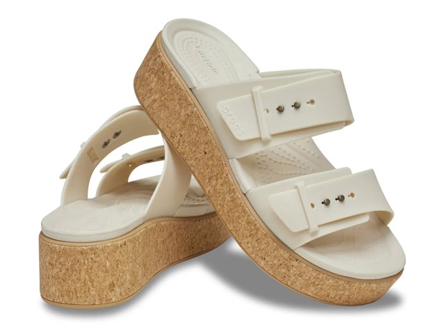 Brooklyn Cork Buckle Wedge Sandal - Women's