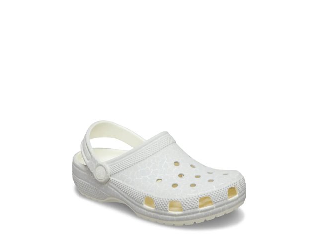 Classic Glow Crackle Clog - Kids'