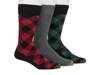Plaid Men's Crew Socks - 3 Pack Multicolor view
