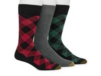 Plaid Men's Crew Socks - 3 Pack Multicolor view