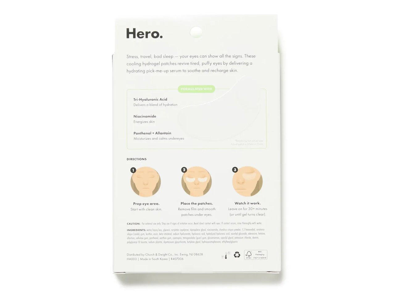 Tired Eyes Mighty Patch - 6 Pack