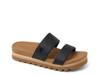 Banded Horizon Hi Wedge Sandal Black view