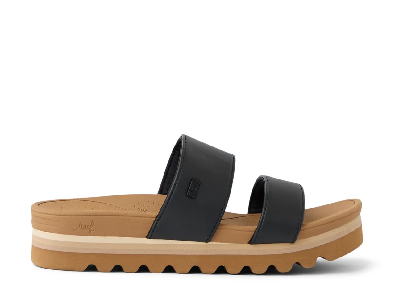 Banded Horizon Hi Wedge Sandal