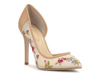 Prizma Pump Beige/Multicolor Floral Embroidery view