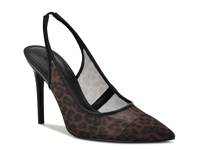 Feather Pump Dark Brown/Black Leopard Print view
