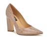 Tamant Pump Beige Croc Print Synthetic view
