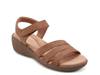 Kenton Wedge Sandal Dark Brown view