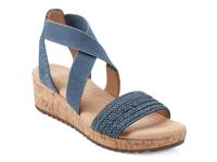 Lorena Wedge Sandal Blue view