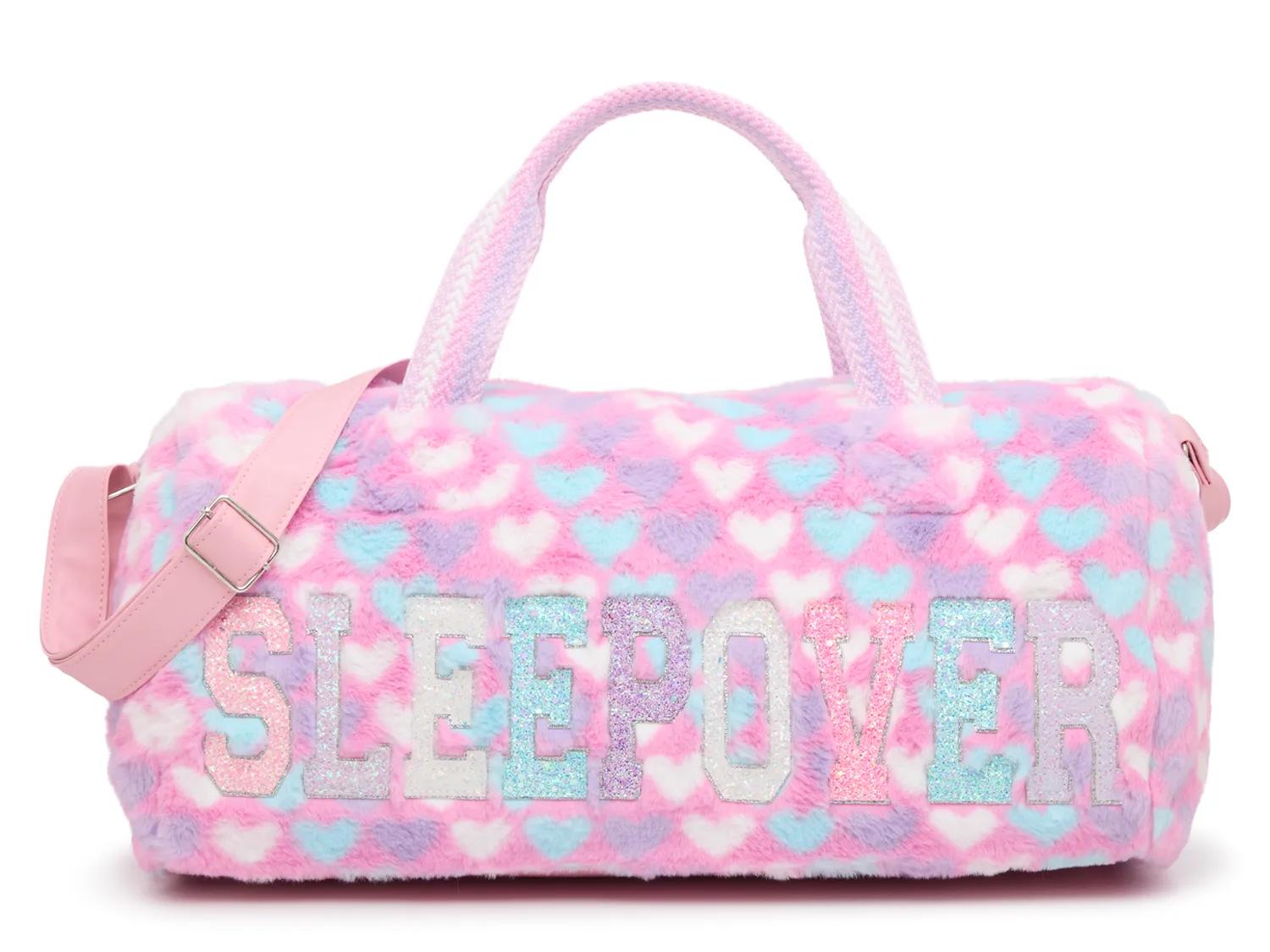 OMG Accessories Heart Plush Sleepover Duffle Bag - Free Shipping | DSW