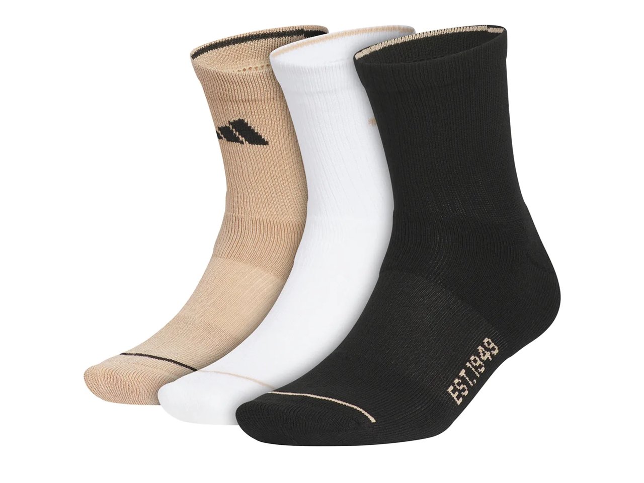 Cushioned Sport Men's High Quarter Socks - 3 Pack