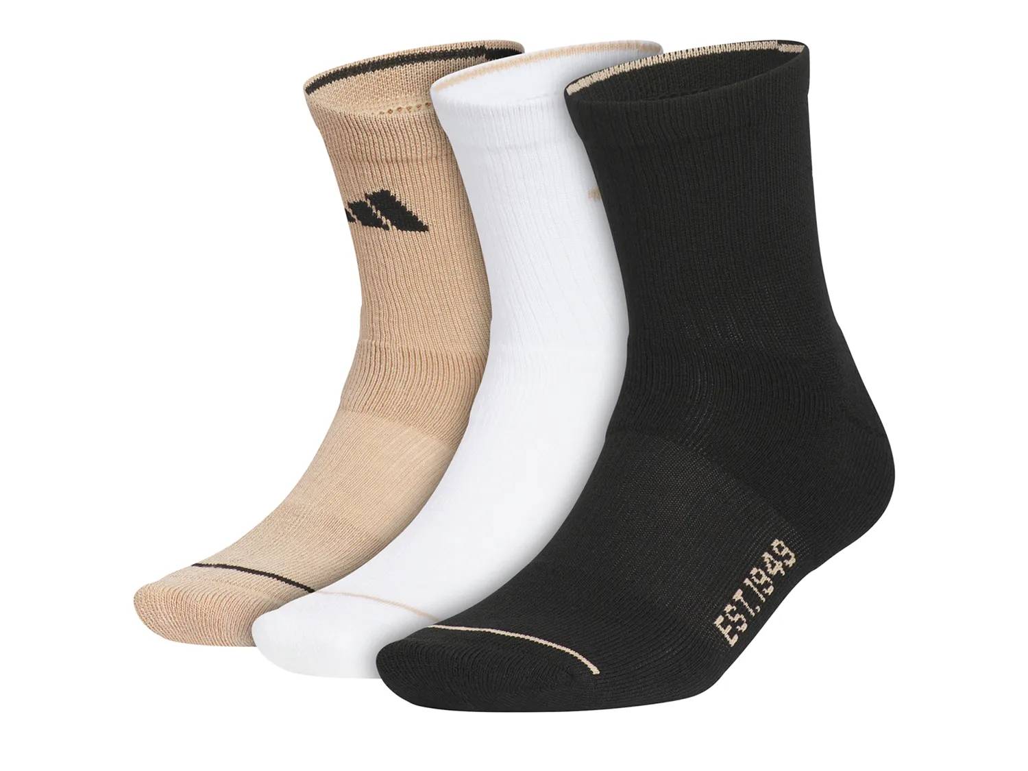 Cushioned Sport Men's High Quarter Socks - 3 Pack
