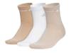 Cushioned Sport 3.0 Women's High Quarter Socks - 3 Pack Beige view
