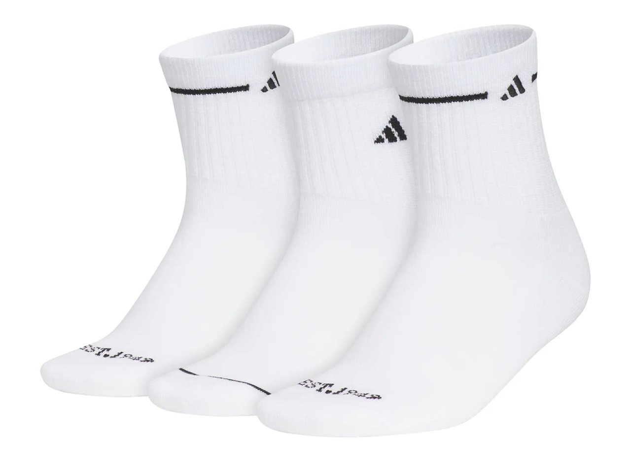 Cushioned Sport 3.0 Women's High Quarter Socks - 3 Pack
