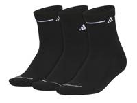 Cushioned Sport 3.0 Women's High Quarter Socks - 3 Pack Black view