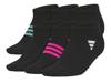 Superlite Women's No Show Socks - 6 Pack Black/Multicolor view