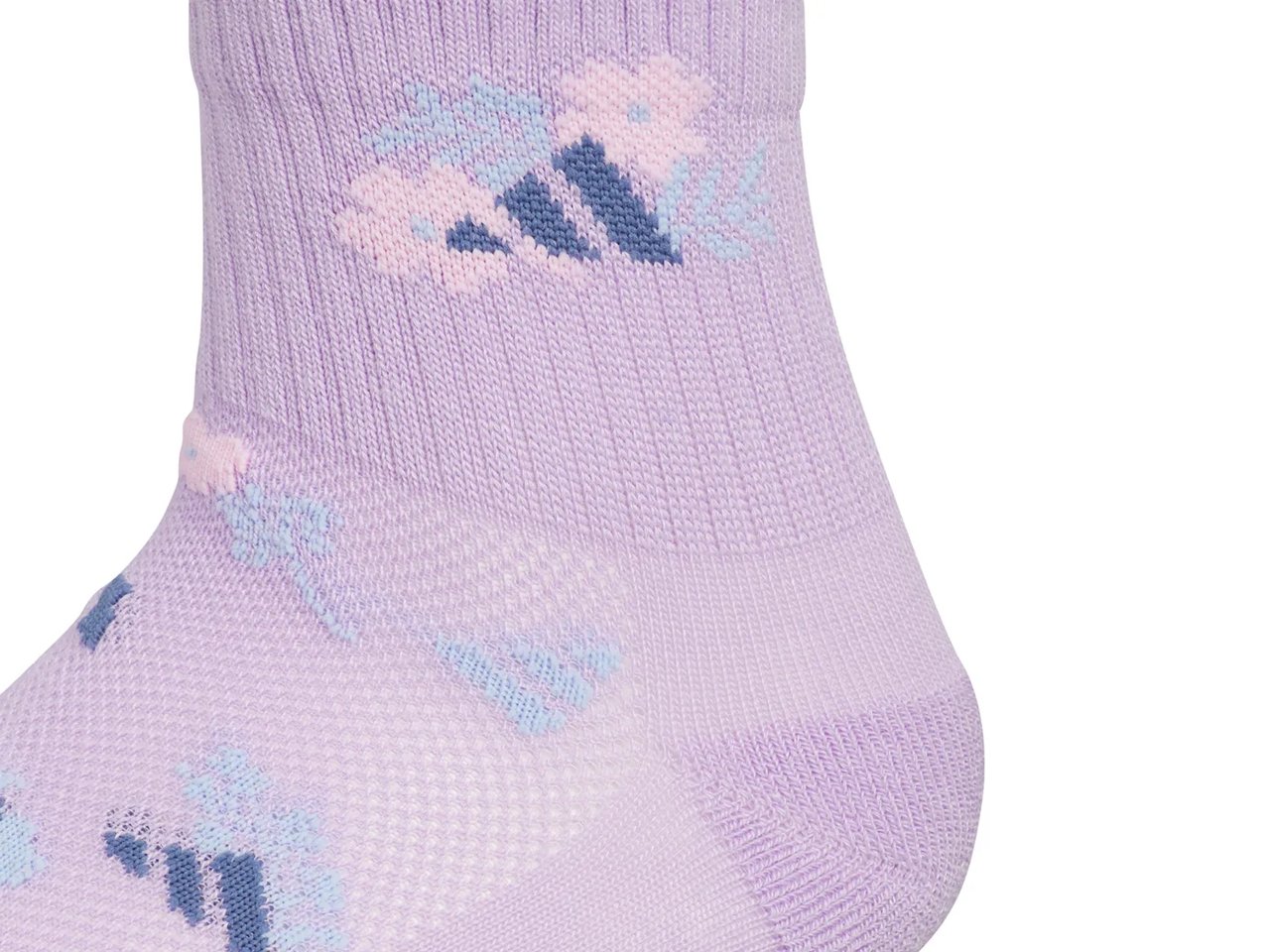Cushioned Graphic Kids' Quarter Socks - 6 Pack