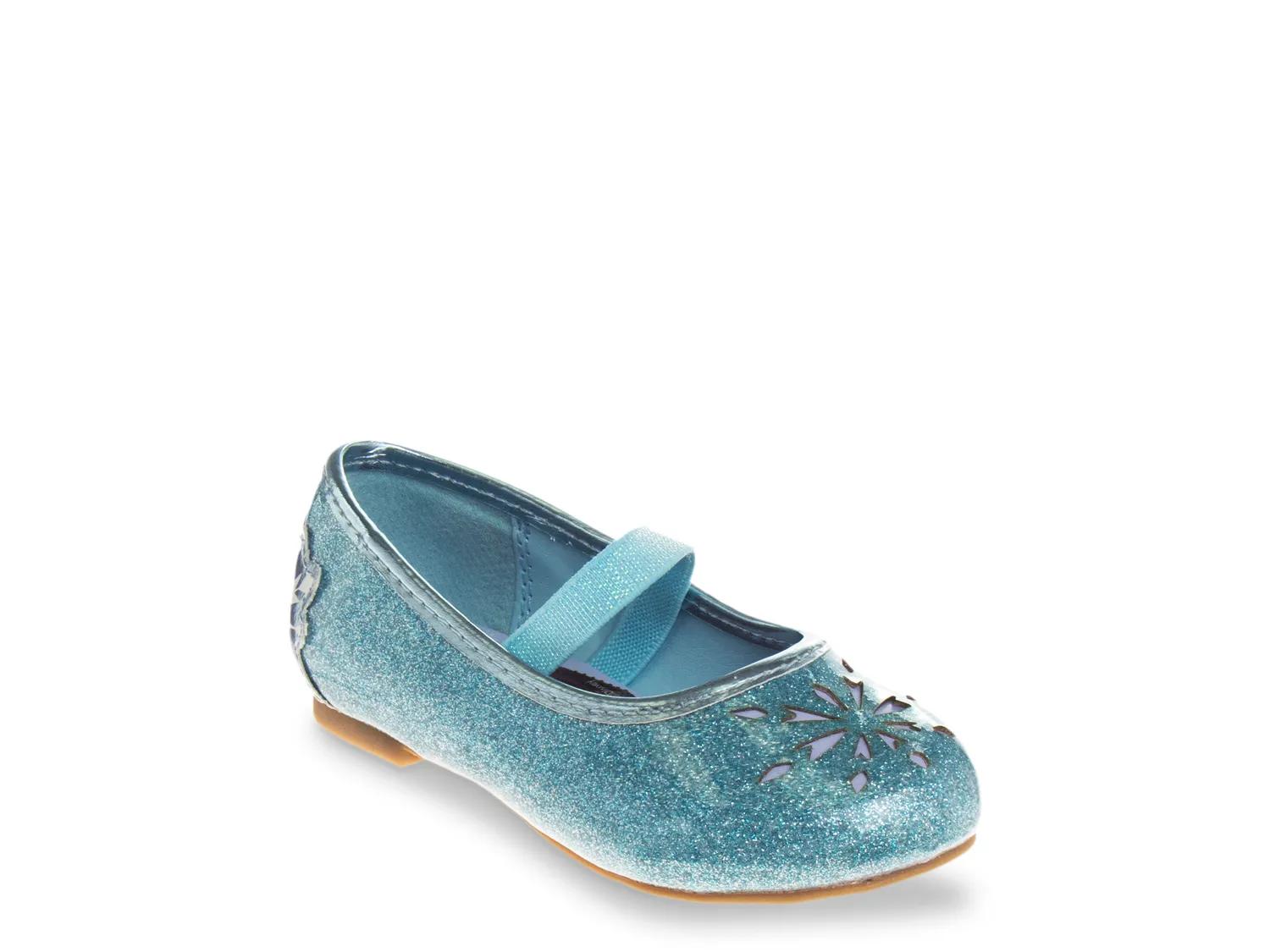 Disney Frozen Mary Jane Flat Kids' | Girl's | Blue | Size 10 Toddler | Flats | Mary Jane