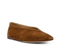 Leni Flat Chestnut Suede view