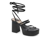 Barbs Platform Sandal Black view